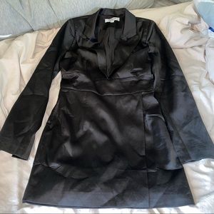 Heiress Beverly Hills Black Tuxedo Dress